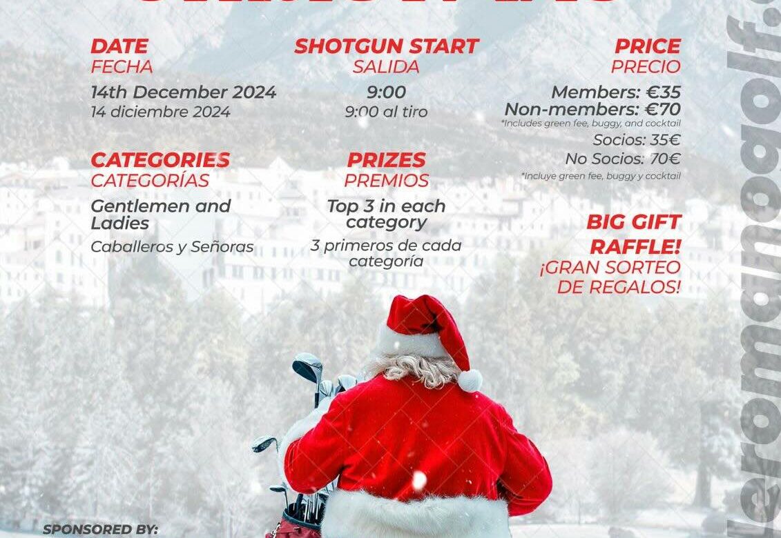 🎄 Join the Christmas Tournament 2024 at Valle Romano Golf!