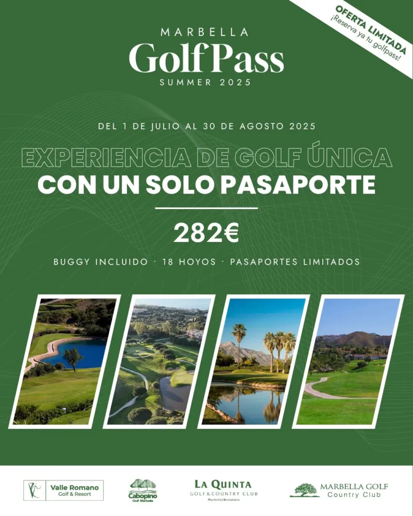 El Marbella Golf Pass, una variedad de golf para este verano 2025