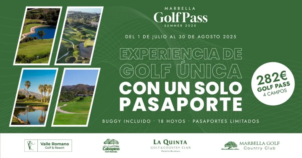 El Marbella Golf Pass, una variedad de golf para este verano 2025